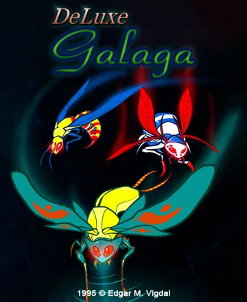 Deluxe Galaga box cover front